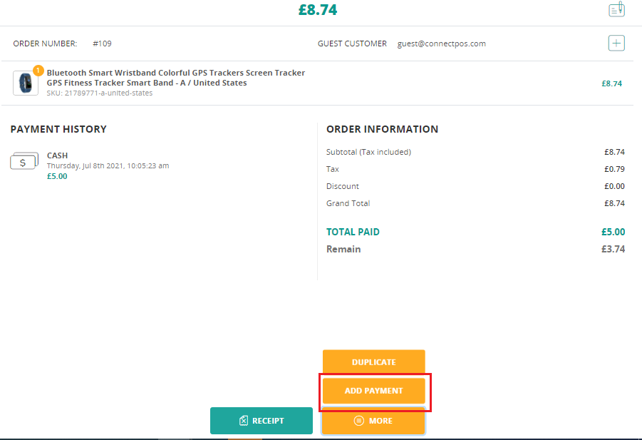 Select Payment Methods