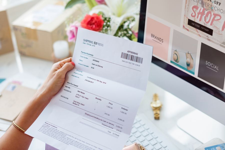 Customized POS invoice templates